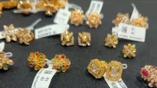 92.5 Silver Jewellery with 22k Gold Coating Ramala Collections,Earrings desgin Live