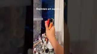 Art supplies for beginner artist, art supplies to get started in art career ￼