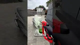 NYOBAIN SPRAY GUN PREMIUM RED VOL 2 DENGAN FOAMLANCE JET CLEANER YANG BISA CUCI SALJU TEBAL 🔥😍