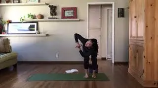 Upside Down Yoga Practice
