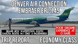 [TRIP REPORT] Denver Air Connection Embraer ERJ-145 | Chicago (ORD) - Watertown, SD (ATY)