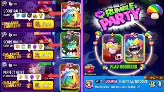 3 Solo/(HARD) Bullseye Bash+Rainbow/ Crazy Columns/Plunder Pirates+Vinnie Heart💛/ Rumble Party Today