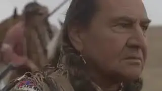 White Man Has Talk With Indian About Disposition of Native Land