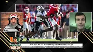 INSIGHT on New Miami DB Ja'Dais Richard From Vanderbilt 🏈Robbie Weinstein w/ Christopher Stock