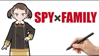 How to Draw Becky Blackbell - (Spy &times; Family) || How to draw anime step by step || Easy anime drawing