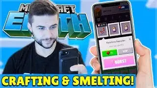 How To CRAFT & SMELT Items In Minecraft EARTH
