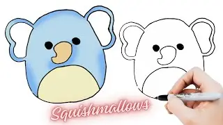 💗HUR MAN DRAR S&Ouml;T SQUISHMALLOWS ELEFANT - S&Ouml;T OCH L&Auml;TT ATT RITTA STEG F&Ouml;R STEG
