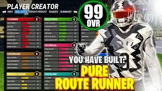 *FIRST* OFFICIAL ESG FOOTBALL 24 WR BUILD! PURE ROUTE RUNNER! THIS IS INSANE! ESG 24 GAMEPLAY
