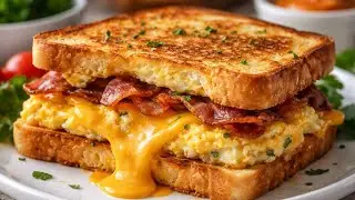 You've never eaten such delicious crispy egg toast! From now on, this is your easy breakfast!