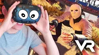 МОЙ ПЕРВЫЙ VR РОЛИК! ОТБИВАЕМСЯ ОТ ЗОМБИ В ВИРТУАЛЬНОЙ РЕАЛЬНОСТИ ( Arizona Sunshine ) HTC Vive