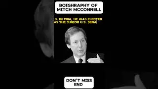 Biography of Mitch McConnell! | Minority Leader of the United States Senate | Informational Video.