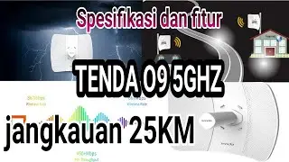 TENDA O9 5GHZ FITUR DAN SPESIFIKASI yang PERLU DI KETAHUI @Anton Informasi