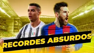 Recordes ABSURDOS de CRISTIANO RONALDO e MESSI 😱