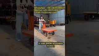 JIN YANG HU Electric Mini Flatbed Tuck Three-wheel Small Platform Trolley Easy to Operate #3wheels