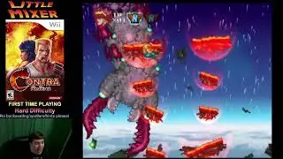 First time playing CONTRA REBIRTH - Hard Difficulty - Wii