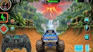Mega Ramp Challange! 🏁 Super Crazy GT Monster Truck Mega Racing Stunts | Android GamePlay