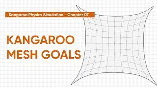 Kangaroo Physics Simulations - Chapter 07 | Mesh Goals| Rhino & Grasshopper Tutorial