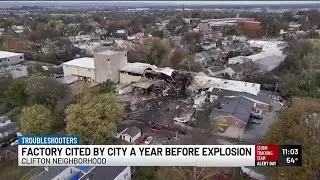 Clifton factory was cited by Louisville Metro Air Pollution Control a year before explosion