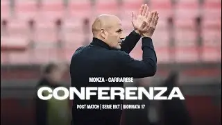 CONFERENZA STAMPA | Le parole di Mister Bianco dopo Monza - Carrarese
