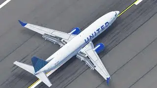 United Airlines - 2019 Boeing 737-800 landing SAN/KSAN RWY 27 (Infinite Flight)