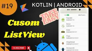 How to Customize ListView in Android Studio | Full Tutorial Custom ListView  Android | Easy Tutorial