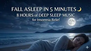 Fall Asleep Fast &ndash; Ocean Sleep Music 8 Hours - Deep Sleep and Insomnia Relief