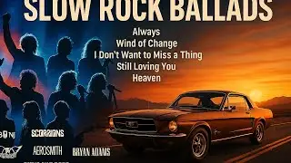 Classic Slow Rock Ballads 80s & 90s | Inspired by Aerosmith & Guns N Roses | Rock Love Songs