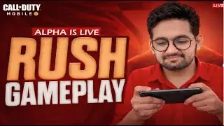 RUSH GAMEPLAY 🔥 | COD Mobile  Stream| COD Mobile Live #thealphapatel #codm  #callofdutymobile