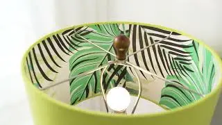 Garcelle at Home Palm Leaf Table Lamp