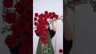 ✨ Пошаговый мастер-класс по созданию арки из роз в форме сердца ✨ Создайте потрясающую арку из ро...