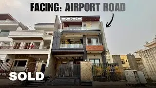 ( 30×60 ) Inside a Ultra Luxury 200 Gaj 5 BHK Duplex House For Sale in 200 ft Airport Road Facing