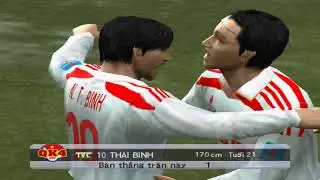 PES 2008 Vleague 2007-08 Tập 23: Becamex B&igrave;nh Dương VS Qu&acirc;n Khu 4 (V&ograve;ng 22)