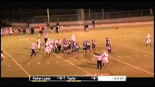 Father Lopez High #11 Joe Boden 12 yard QB scramble