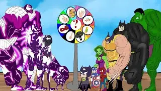 Mini Captain America And Mini Batman Play Spinner For Fun, Unlucky Day for Mini Batman