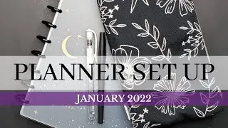 PLAN WITH ME | PLANNER SET UP | JANUARY 2022 | HAPPY PLANNER | PLANS