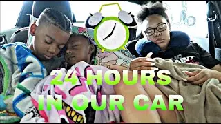 24 HOURS OF LIVING IN OUR CAR! | OVERNIGHT CHALLENGE | PEARSE FAMILY
