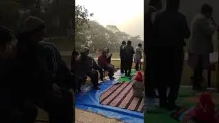 Glimpse of morning view of Radha Krishna Park | Gaur City 1