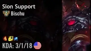 Sion Support vs Thresh - Bischu - NA Challenger Patch 6.9