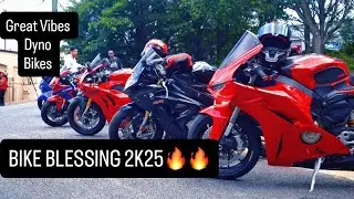 BIKE BLESSING 2K25 MEET UP | DYNO DAY | ZX10 ZX6R GSXR1000 GSXR750 HAYABUSA ZX14 S1000RR DUCATI V4