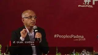 Dr. M R Rajagopal shares his experiences at an Interaction with Padma Awardees 2018