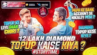 10 lakh rupees ka top up in free fire 🤑 || Free Fire Story Time 🕗🔔 ||
