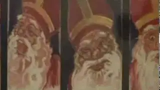 Expositie inpakpapier Sinterklaas.
