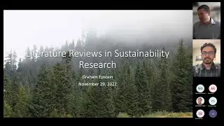 Literature Reviews in Sustainability Research-Graham Epstein
