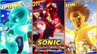 🌐 DLC AI SKINS Vol. 1 + DLC VOICE LINES! - Sonic Racing: CrossWorlds (4K)
