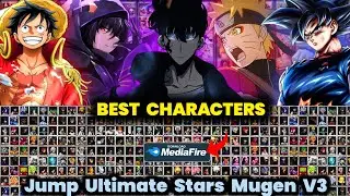 Release!! Update Jump Ultimate Stars Mugen V3 Best Characters Game Offline