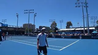 Julian Benneteau vs Taro Daniel Australian Open 2018 (HD) Court level