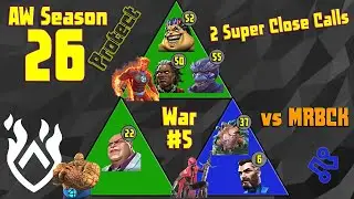 MCOC Season 26 War #5 vs MRBCK  Let 'em Burn!