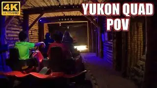 Yukon Quad POV (Row 3 4K 60FPS), Le Pal Intamin Straddle Coaster | Non-Copyright
