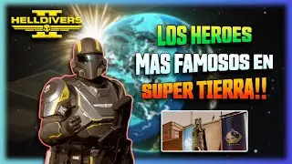 ESTOS son ☝🤓  los HEROES 🗿 mas PROMINENTES y AFAMADOS 🤩 de HELLDIVERS 2 💀 (LORE y HISTORIA).