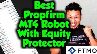 🤖Best Propfirm MT4 Robot🔥With Equity Protector🔥 Best Strategy